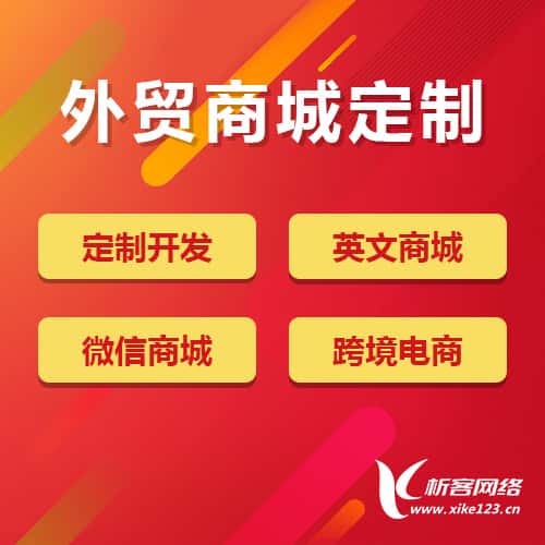 滨州外贸商城定制